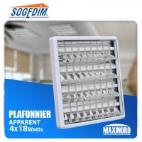 industrie-fabrication-plafonnier-luminaire-apparent-6060-4x18w-bombee-birtouta-alger-algerie