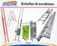 ECHELLE ARTICULEE ALUMINIUM ,ECHELLE SIMPLE ALUMINIUM , 