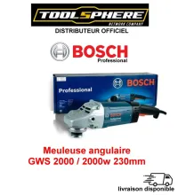 Meuleuse angulaire GWS 2000w 230mm Professional / Meuleuse angulaire Bosch