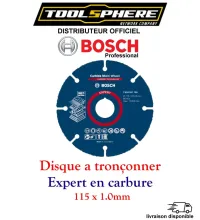 DISQUE A COUPER 115MM CARBUR MULTI MATERIAUX BOSCH
