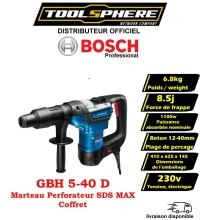 Perforateur SDS max GBH 5-40 D Professionnel BOSCH