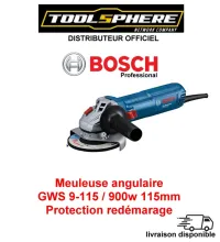 Meuleuse angulaire GWS 9-115 / 900w -115mm Professional / Meuleuse angulaire Bosch