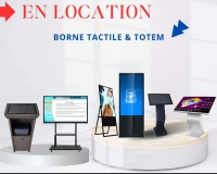 LOCATION TOTEM ET BORNE TACTILE 