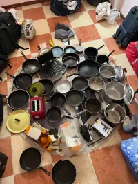 Différentes accessoires de cuisine