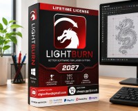 LightBurn 2027 Lifetime License Full Version for Windows 10/11