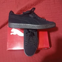 PUMU Suede Classic X Chain Sneakers For Men Blck