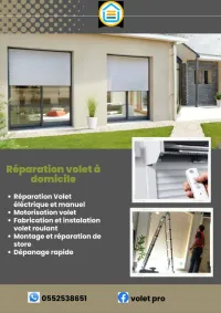 Réparation et instalation de volet à domicile