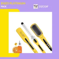 Pack ENZO Brosse+lisseur+boucleur