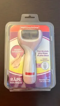 Râpe Électrique pour les pieds marque mercurochrome