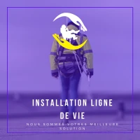 Installation de ligne de vie