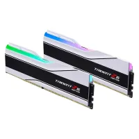 G Skill Trident Z5 RGB 96 Go (2 x 48 Go) DDR5 6400 MHz CL32 Noir / Blanc  Intel XMP / Compatible AMD