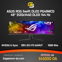 ASUS 49" OLED ROG Swift PG49WCD 5k 144Hz / 0.03MS / Oled / G-sync / 1000 NITS / 32/9