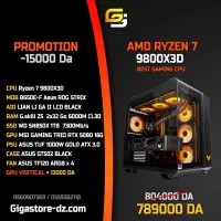 Station GAMING Ryzen 7 9800X3D / 2x32 Go ddr5 / 1Tb ssd / RTX 5080 / ASUS GT502