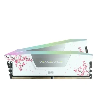 CORSAIR VENGEANCE RGB 32GB (2x16GB) DDR5 6000MHz CL30  WhiteCherry Blossom INTEL XMP / AMD EXPO
