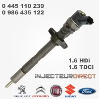 INJECTEUR PEUGEOT CITREON 307 206 406 EXPERT JUMPY 1.6 HDI