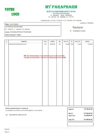 Logiciel PARAPHARMACIE et Option PRODUCTION