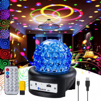 accessoires-electronique-boule-magique-disco-ball-haut-parleur-bluetooth-usb-coloree-rotative-a-360-degres-6-colors-bab-ezzouar-alger-algerie