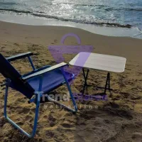 Table camping pliant en bois 