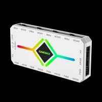 HUB GAMEMAX V4.0 ARGB + PWM WHITE