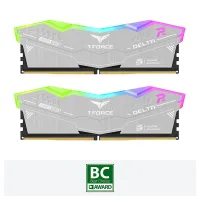 T-FORCE DELTA RGB ECO DDR5 DESKTOP MEMORY SILVER 32GB 6400MT/S CL32 DDR5 