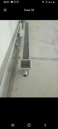 Caniveau et grille en inox alimentaire 304L 
