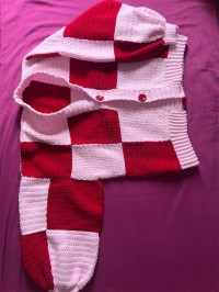 Handmade crochet gilet thumbnail 2