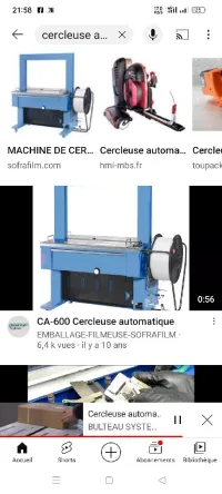Réparation, rénovation cercleuse 