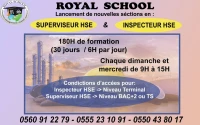 Superviseur et Inspecteur HSE 