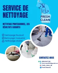 société de nettoyage professionnel spécialité dans le tissu (fauteuil moquette)