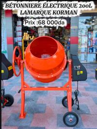 مواد-البناء-betonniere-electrique-de-marque-korman-a-une-capacite-200litres-دار-البيضاء-الجزائر