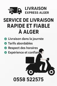 Livreur moto alger