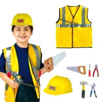 Costume,Tenue de Déguisement travailleur pour Enfant
