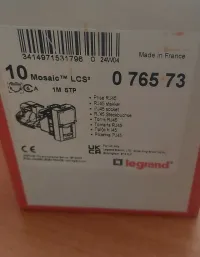 Prise Réseau RJ45 Legrand Mosaïc CAT 6A STP 1M