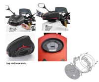 SUPPORT RESERVOIR POUR SACOCHE GIVI MOTO YAMAHA FZ6 XJ6 YZF R6 MT03 MT09 TDM900 FZ1 Fazer MT07 BF05