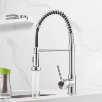 Robinet mitigeur de cuisine BORRAS ressort 