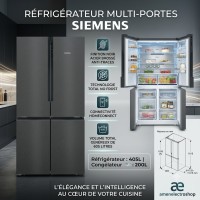 Siemens Réfrigérateur Multi-Portes Anti-traces Américain Combiné