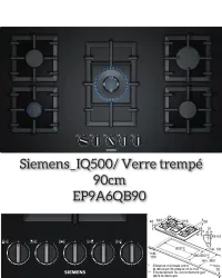 Siemens_IQ500/ Plaque 90cm vitrocéramique 