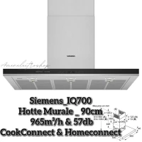 Hotte Murale 90cm IQ700