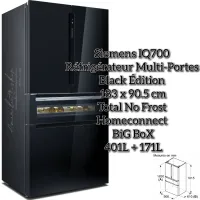 Siemens_IQ700 Réfrigérateur américain noir