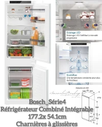 Réfrigérateur Combiné Intégrable Bosch_Série4 