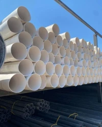 TUBE PVC BLANC GROS ET DETAILS