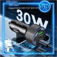 CHARGEUR AUTO 60w MAX Fast YESIDO 3en1 ORIGINAL  