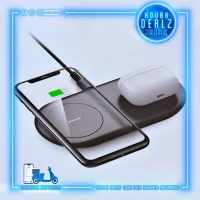STATION DE CHARGE WIRELESS (Sans Fil) 2en1 JOYROOM JR-A26 15W Fast ORIGINAL 