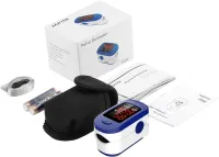 Oxymètre Professionnel AGPTEK, Moniteur de Fréquence Cardiaque Saturomètre Capteur d'Oxygène 
