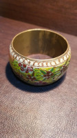 bracelets-beau-bracelet-cloisonne-en-laiton-dore-a-decor-floral-staoueli-alger-algerie