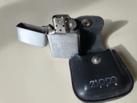 Briquet Zippo Bradford STATUE OF LIBERTY avec étui en cuir Made in USA