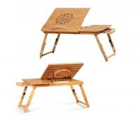 آخر-table-pc-portable-pliante-en-bois-bamboo-bm92-refroidisseur-avec-deux-ventilateurs-495mm300mm-تيزي-وزو-الجزائر