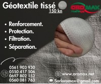 مواد-البناء-geotextile-tisse-de-renforcement-150-kn-chez-oromax-بئر-توتة-الجزائر