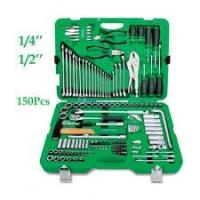أدوات-يدوية-caisse-a-outils-professionnelle-cles-et-douilles-14-12-150-pcs-toptul-القبة-الجزائر