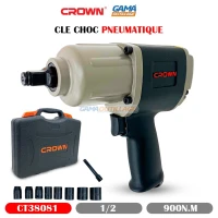 CLE CHOC PNEUMATIQUE 1/2P 900N.M CROWN